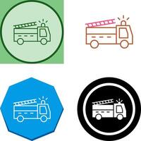 Unique Fire Truck Icon Design vector