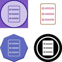 Unique Menu Icon Design vector
