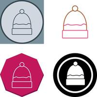 Warm Cap Icon Design vector