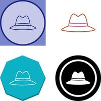 diseño de icono de sombrero vector