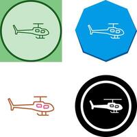 diseño de icono de helicóptero vector