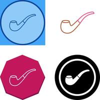 Smoking Pipe Icon Design vector