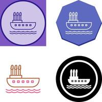 Steamboat Icon Design vector