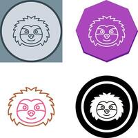 Sloth Icon Design vector