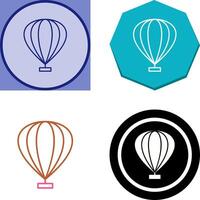 Hot Air Balloon Icon Design vector