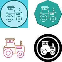 Tractor Icon Design vector