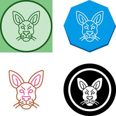 Kangaroo Icon Design