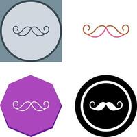 Moustache Icon Design vector