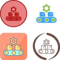 Conveyor Belt Icon Design vector