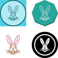 Rabbit Icon Design vector