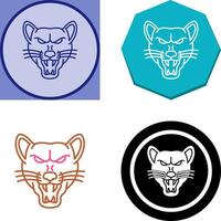 diseño de icono de lobo vector