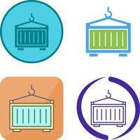 Container Icon Design vector