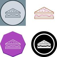 Unique Sandwich Icon Design vector