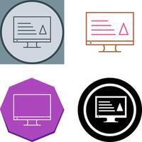 Unique Content Production Icon Design vector