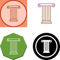 Pillar Icon Design vector