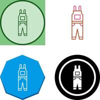 Jumpsuit Icon Design vector