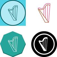 Harp Icon Design vector