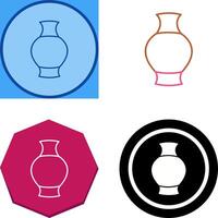 Antique Jar Icon Design vector