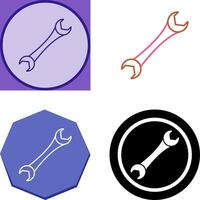 Spanner Icon Design vector