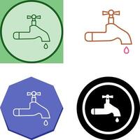 diseño de icono de grifo de agua vector