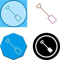 Hand Shovel Icon Design vector