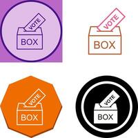 Giing Vote Icon Design vector