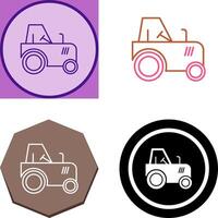 Tractor Icon Design vector