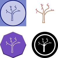 Tree with no Leaves Icon Design vector