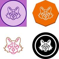 Raccoon Icon Design vector