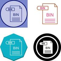 BIN Icon Design vector