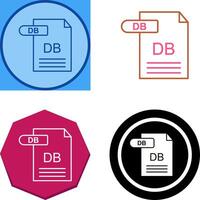 DB Icon Design vector