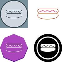 Hot Dog Icon Design vector