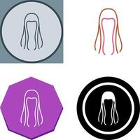 pelo icono diseño vector