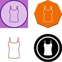 Ladies Vest Icon Design vector