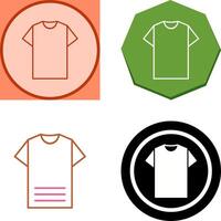 Plain T Shirt Icon Design vector