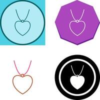 Locket Icon Design vector