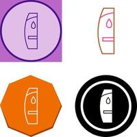 Shampoo Icon Design vector