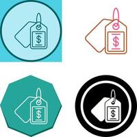 Price Tag Icon Design vector