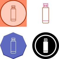 USB Drive Icon Design vector