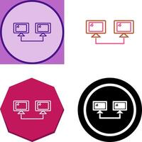 Connected Systems Icon Design vector