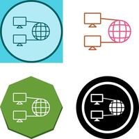 Internet Connectivity Icon Design vector