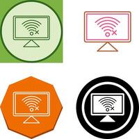 Disconnected Network Icon Design vector