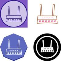 Router Icon Design vector