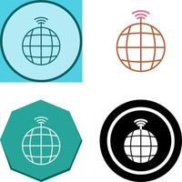 Global Signals Icon Design vector