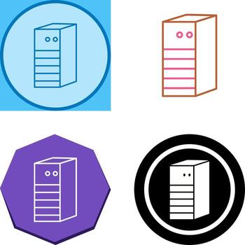 Server Network Icon Design vector