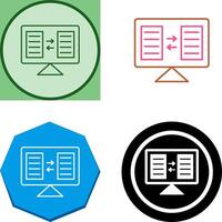 File Sharing Icon Design vector