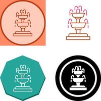 Fountain Icon Design vector