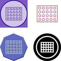 Colored Palette Icon Design vector