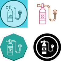 Oxygen Tank Icon Design vector