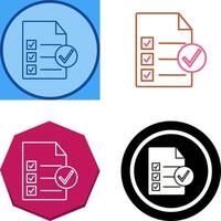 Approal Icon Design vector